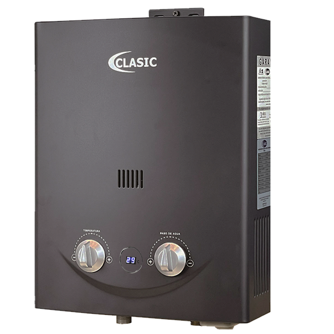 Calentador Clasic 5.5 Litros Black Gas Natural